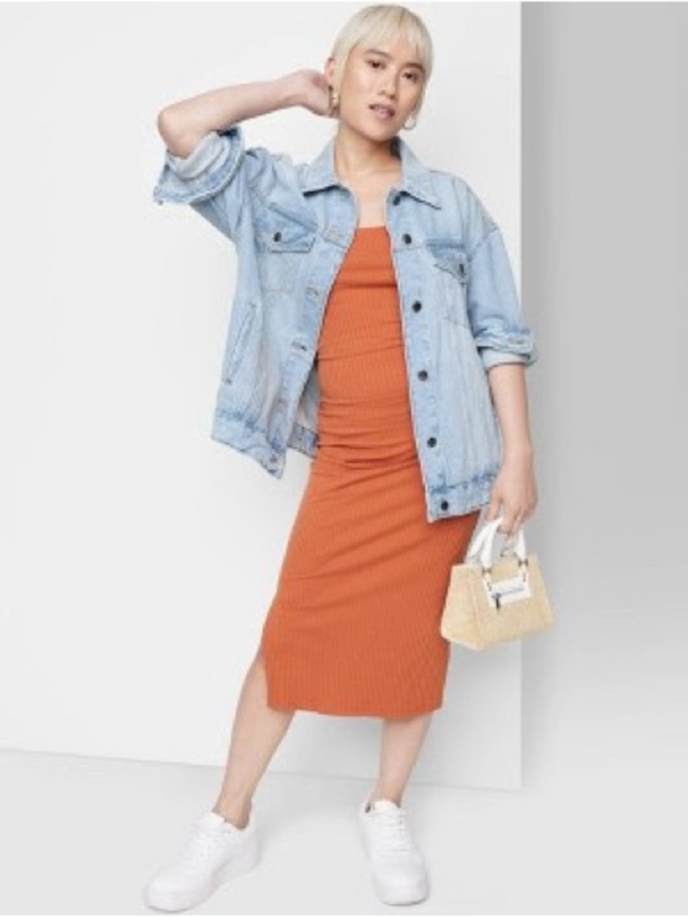 Wild Fable Oversized Denim Trucker Jacket